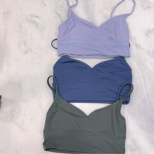 Bundle of Lululemon sports bras size 6